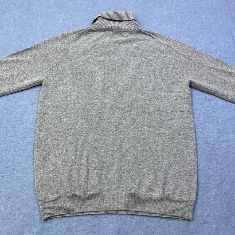 WoolOvers Turtleneck Sweater Womens Large Brown Cashmere/Wool‎ Polo Knit Jumper - Picture 8 of 9